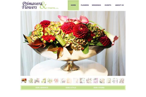 primavera-flowers.com site used Primavera