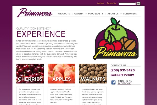 primaveramarketing.com site used Primavera