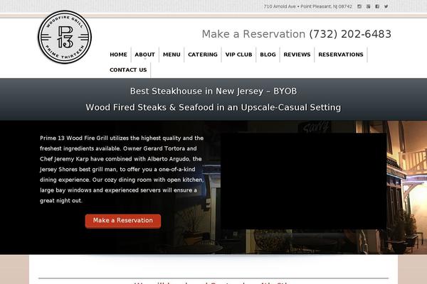Brasserie theme site design template sample