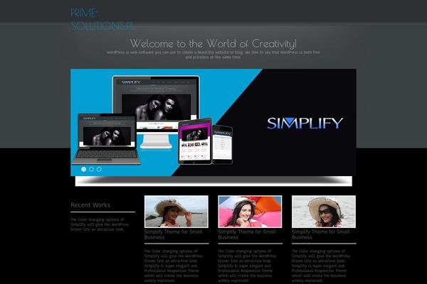 prime-solutions.pl site used Nu White