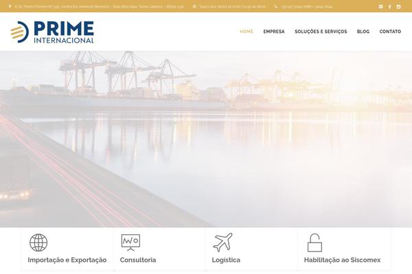 Logistic theme site design template sample