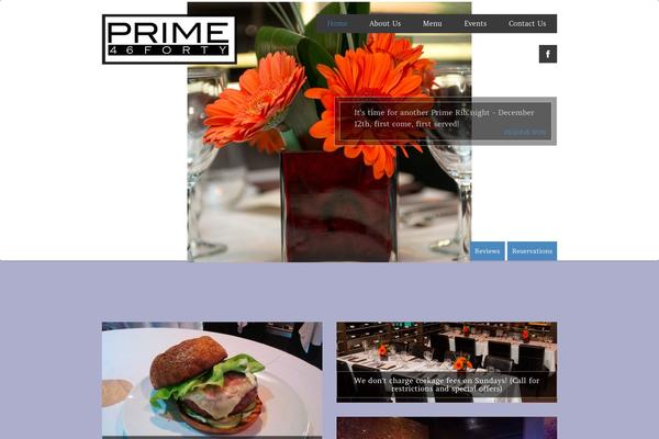 Forked theme site design template sample