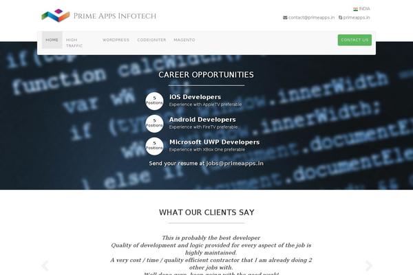 Foton theme site design template sample