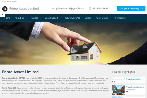 Realia theme site design template sample