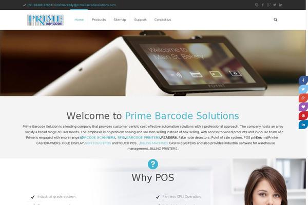 Prime theme site design template sample