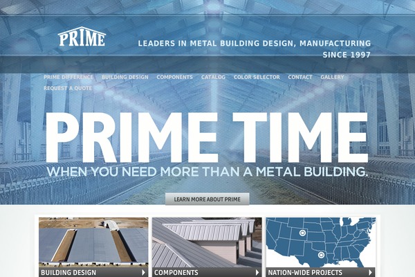 Prime theme site design template sample