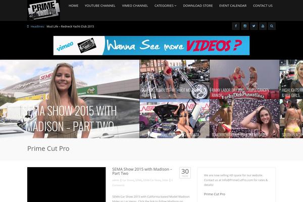 Truemag theme site design template sample