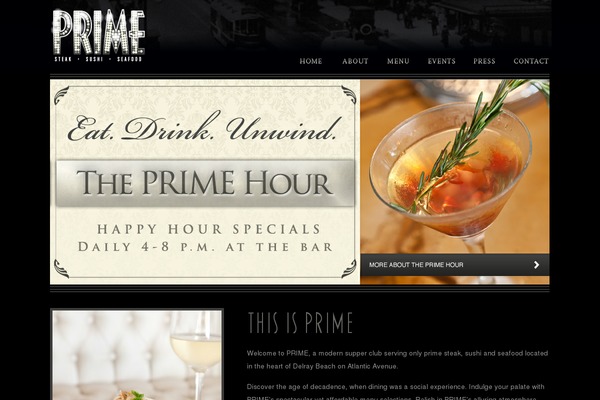 Prime theme site design template sample