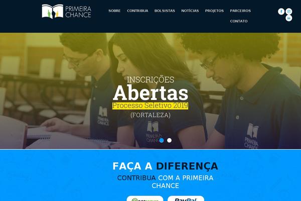 primeirachance.org site used Projetopc