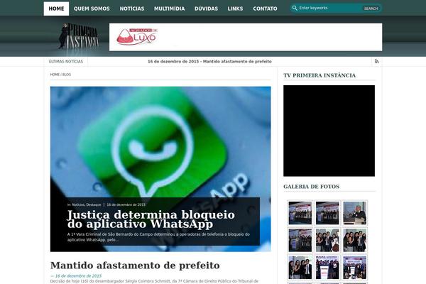 FastNews Light theme site design template sample
