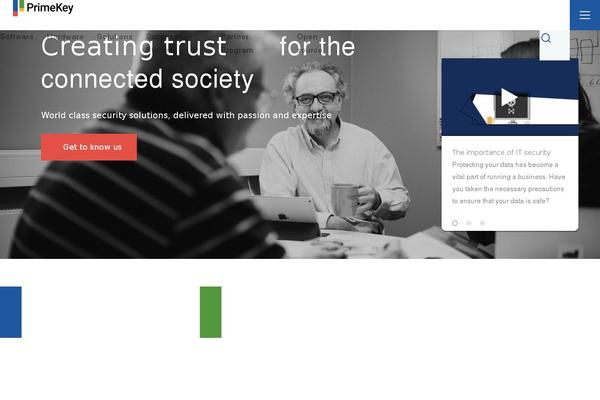 primekey.se site used Generation-theme