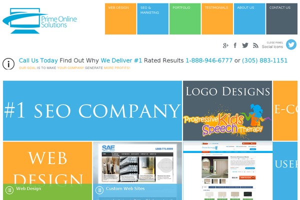 One Touch theme site design template sample