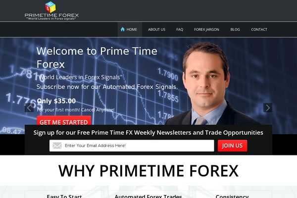 PrimeTime theme site design template sample