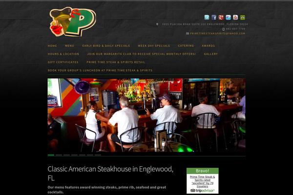 Slate theme site design template sample
