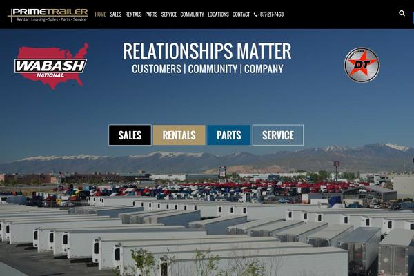 primetrailer.com site used Tca-divi-child