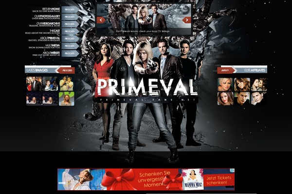 Galaxy theme site design template sample
