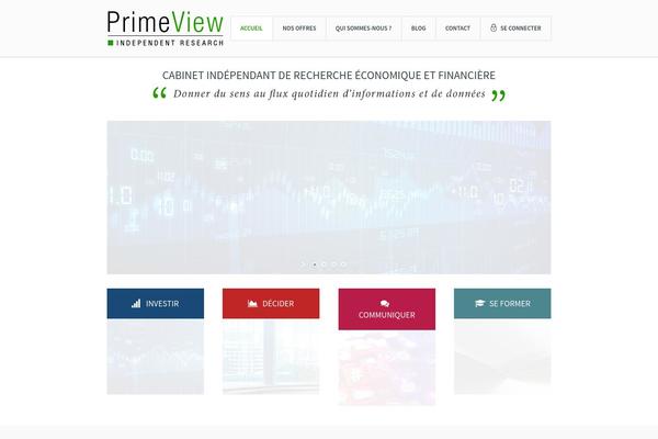 primeview.fr site used Finance Business