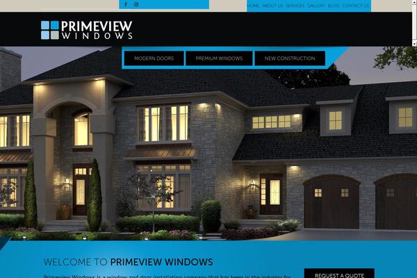 primeviewwindows.com site used Kinextheme