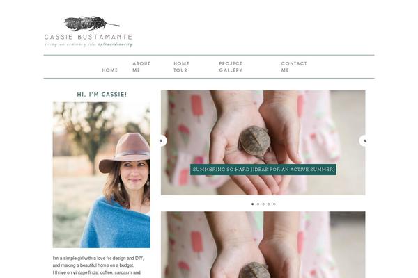 Foodie theme site design template sample