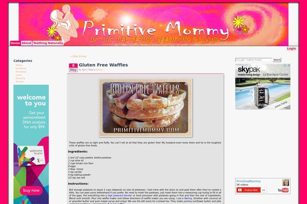 Techozoic Fluid theme site design template sample