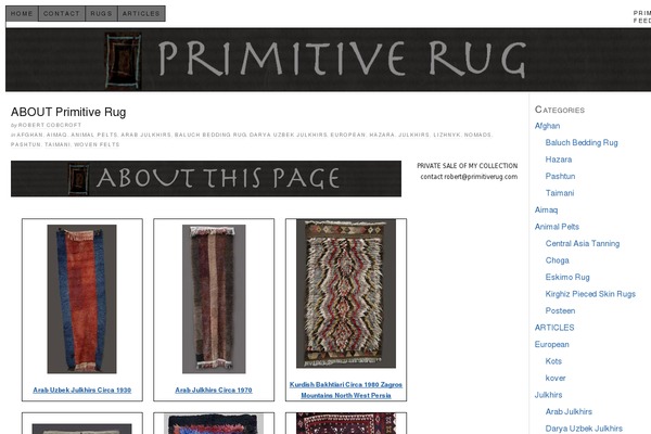 Vantage theme site design template sample