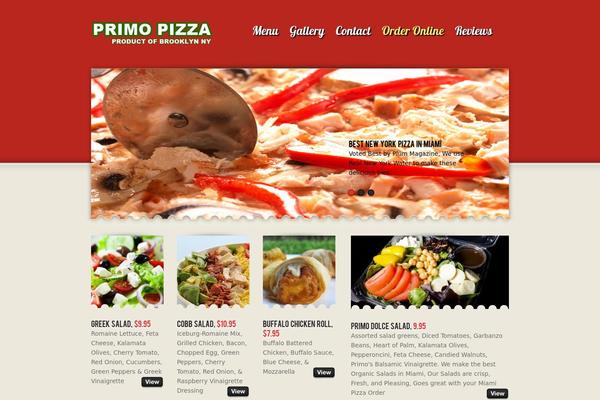 Chow theme site design template sample