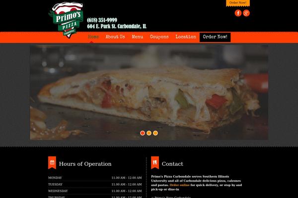 Dine & Drink theme site design template sample