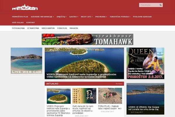 Allegro theme site design template sample