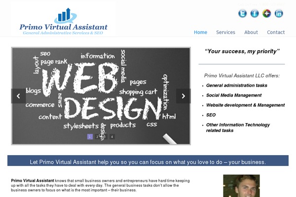 Advertica theme site design template sample