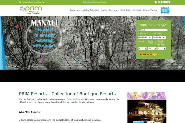 primresorts.com site used Prim