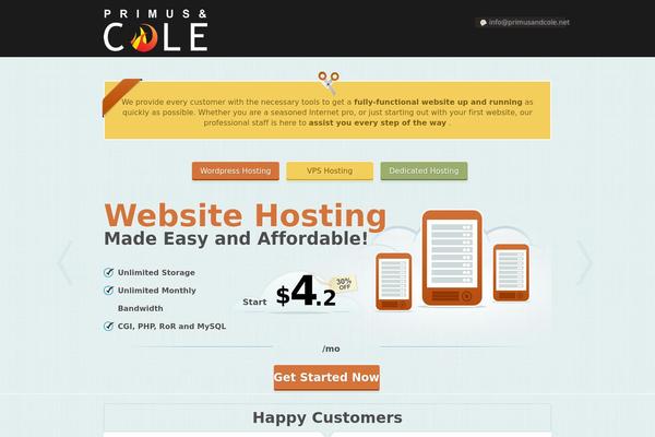 primusandcole.net site used Liveweb