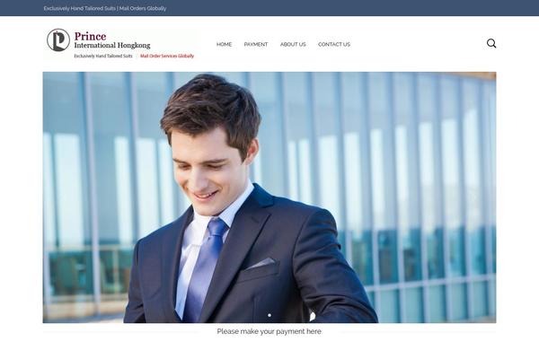 Mr. Tailor theme site design template sample