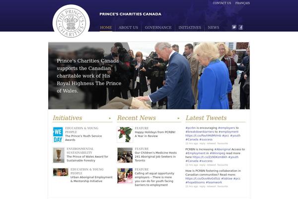 princescharities.ca site used Pcc
