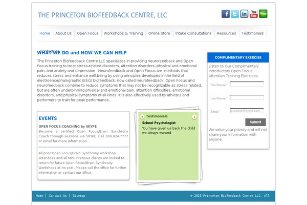princetonbiofeedback.com site used Princeton