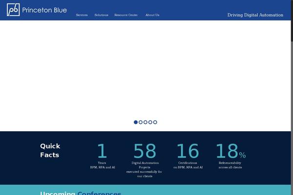 princetonblue.com site used Princetonblue