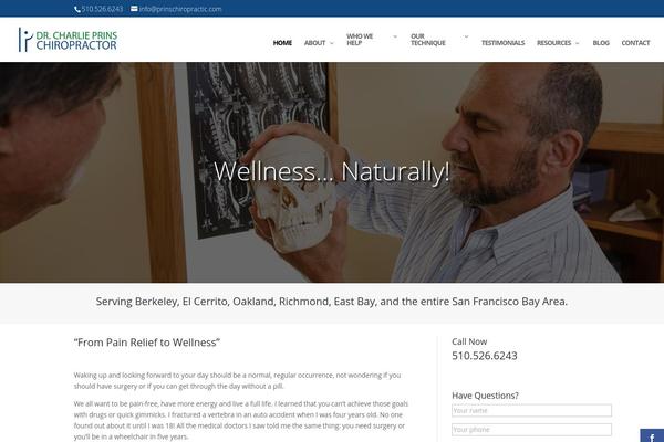 Divi2 theme site design template sample