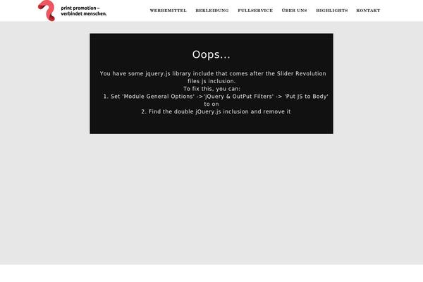 Site using Thememount-extras-fixology plugin