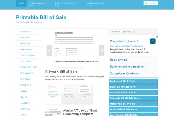 Tortuga theme site design template sample