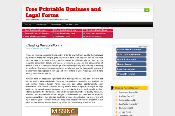 Major Media theme site design template sample
