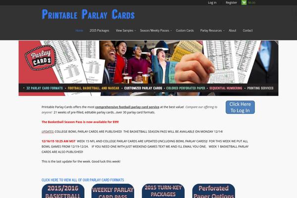 printableparlaycards.com site used Shopster