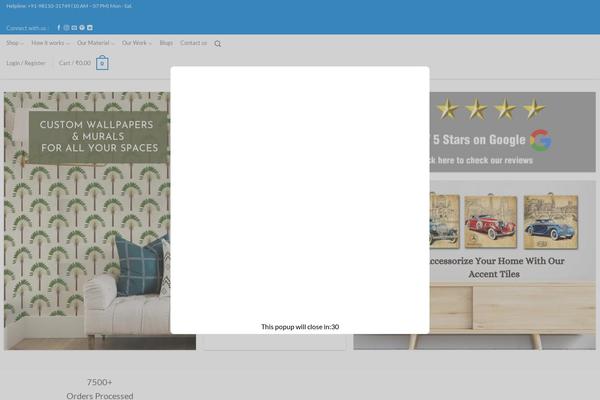 Site using WooCommerce plugin