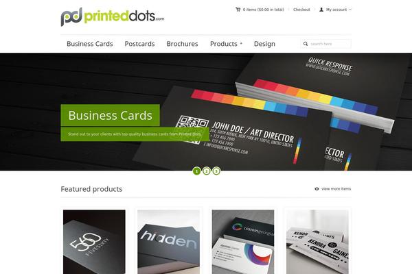 pandora theme site design template sample