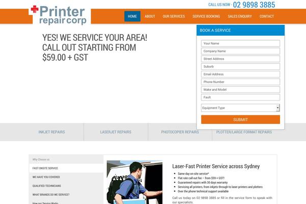 printer-repair.com.au site used Printerrepairv2