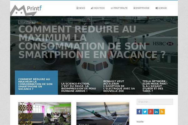 LiteMag theme site design template sample