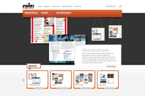 eStore theme site design template sample