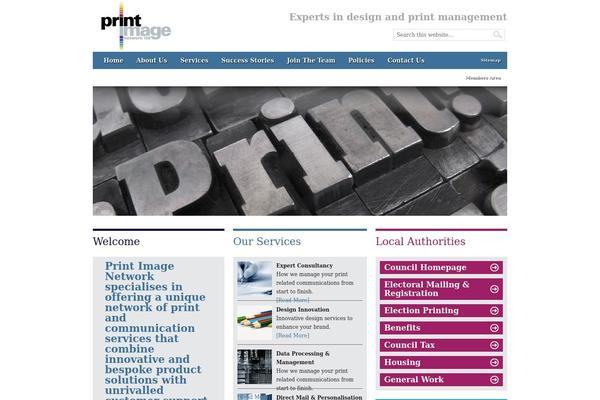 Metric theme site design template sample