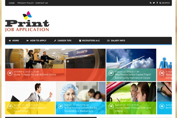 printjobapplication.com site used Amzola