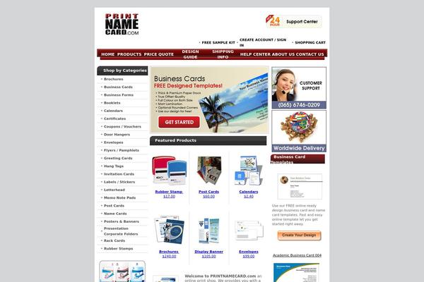 Legenda theme site design template sample