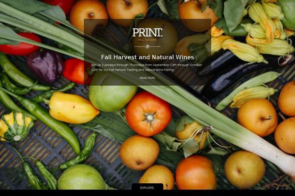 printrestaurant.com site used Print