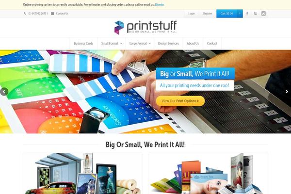 Envision theme site design template sample